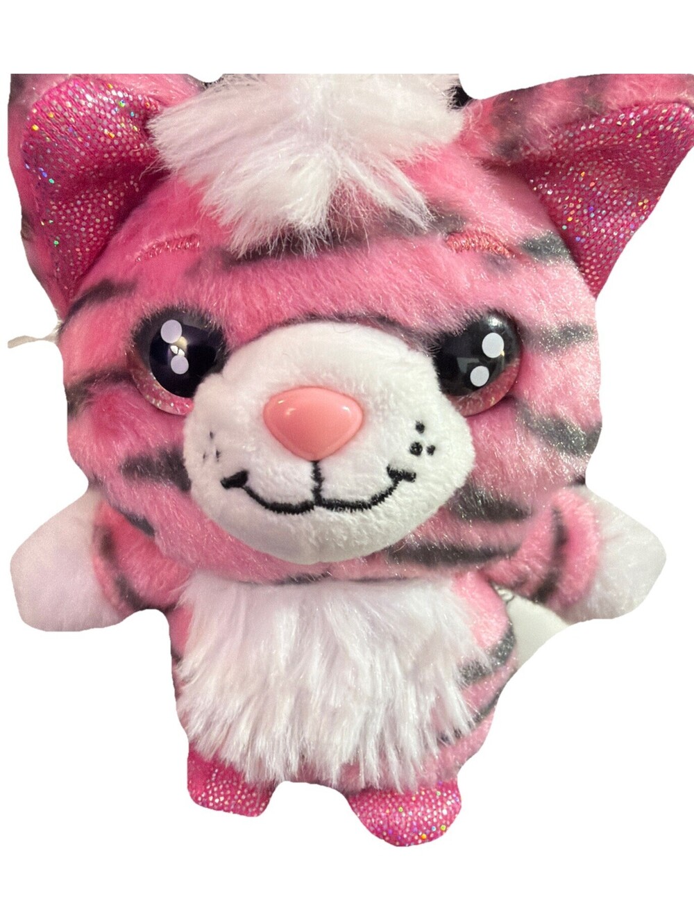 Russ Li'l Peepers Mini Plush - New - Pink Cat